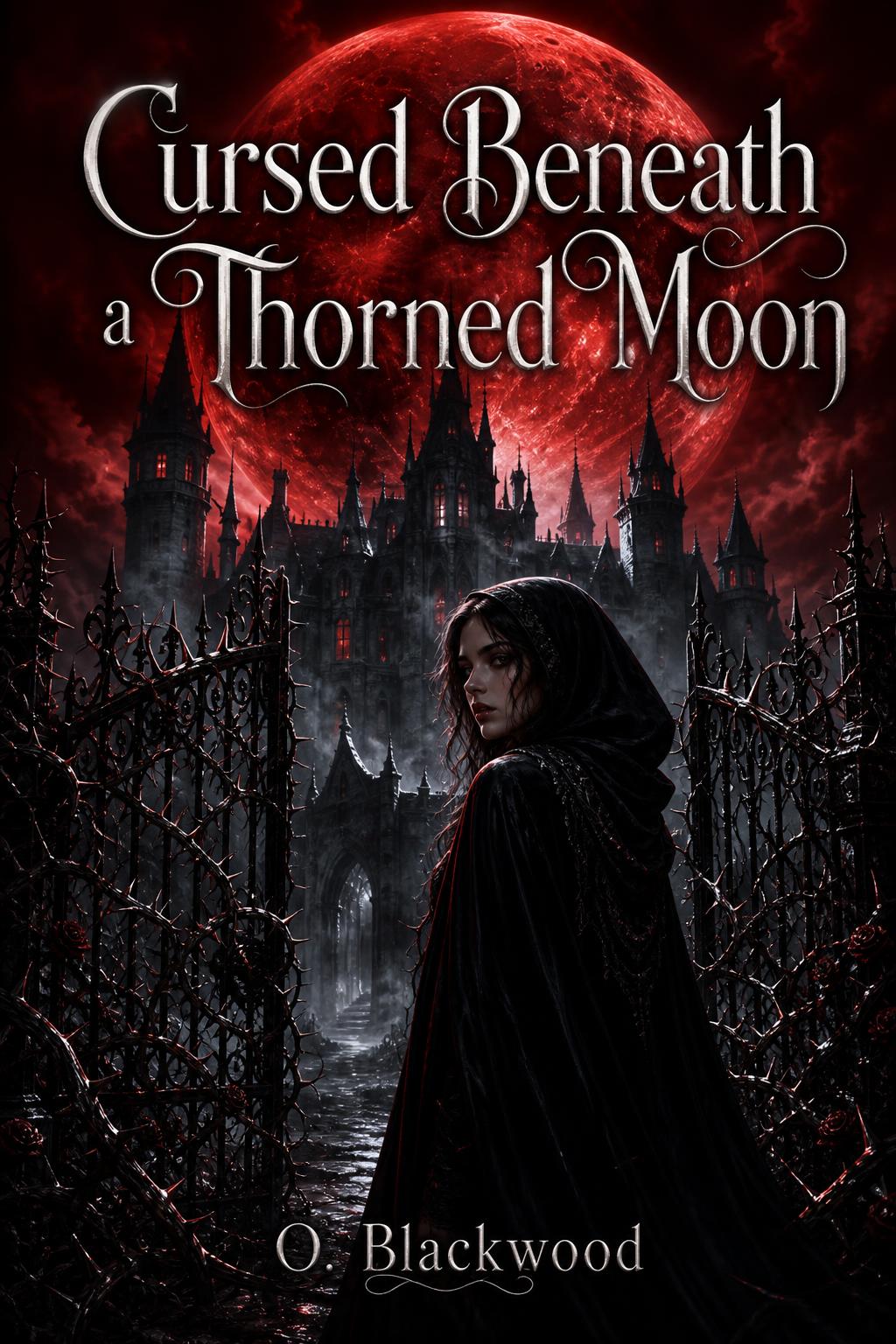 Cover of Cursed Beneath a Thorned Moon