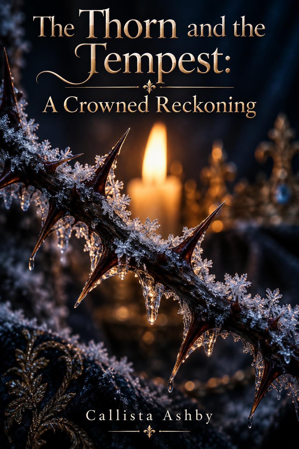 Cover of The Thorn and the Tempest: A Crowned Reckoning